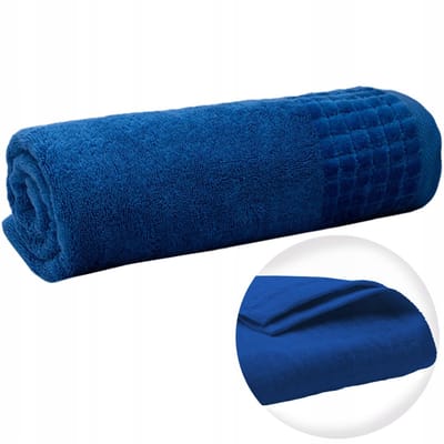 DrBED - Ręcznik Kąpielowy - 70x140 cm - Blau - 100% Katoen