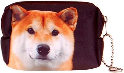 Kleine etui/klein toilettasje Shiba Inu