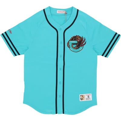 Herenjack met knopen NBA Fashion katoenen knoop voorkant Vintage logo Vangri originele teamkleuren