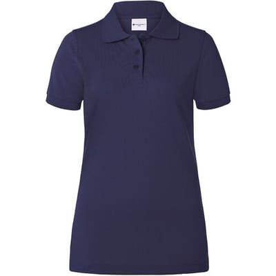 (6 stuks) KARLOWSKY Dames Werkkleding Poloshirt Basic - Marineblauw - maat: M Blauw