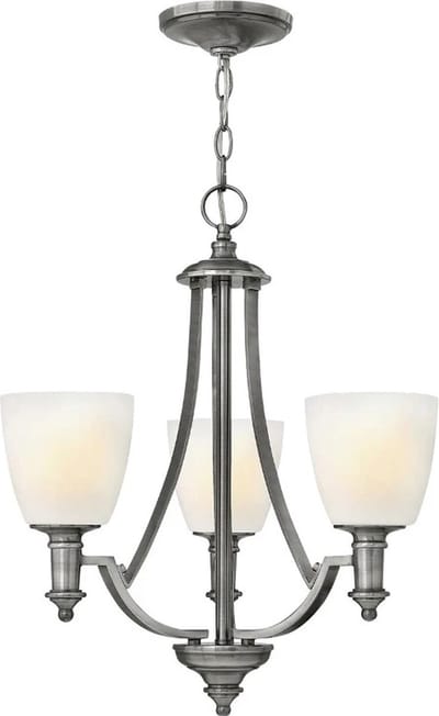 Hinkley LED Kroonluchter | 3X E27 Max 60W | Dimbaar | Antique Nickel