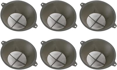 6-delige verfzeef set, herbruikbare 100-mesh verfzeef voor verfspuiten, ideaal voor latex verf en verffilters