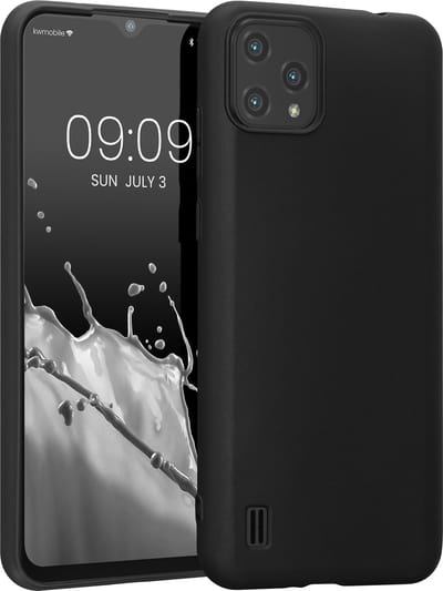 kwmobile telefoonhoesje geschikt voor Blackview A55 - Hoesje voor smartphone - Back cover in mat zwart