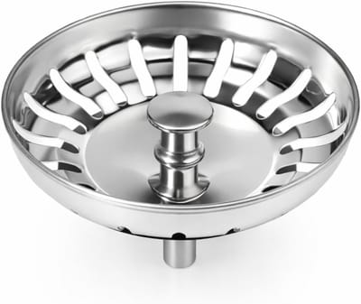 Multifunctionele afvoerstopper Ø 79 - 80 mm van roestvrij staal met filters voor het verwijderen van verstoppingen en effectieve afvoeroplossingen