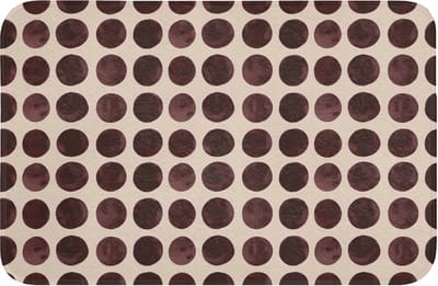 Badmat 60x40 cm - Antislip - Stippen - Patroon - Bruin - Badmatten voor badkamer - Badkamermat - Douchemat - Badkamer mat