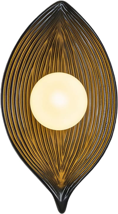 Wandlamp Moderne Binnen Wandlampen Creatieve Bladvorm voor Woonkamer Slaapkamer Zwart
