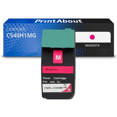 PrintAbout huismerk Toner C540H1MG Magenta Hoge capaciteit Geschikt voor Lexmark