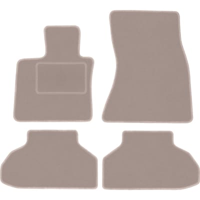 Beige velours vloermatten voor: BMW X6 F16 SUV (2014-)