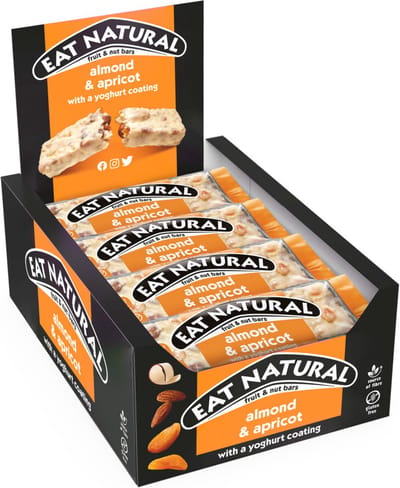 Eat natural Fruit Bar Amandel & Abrikoos - 12 x 40 gr
