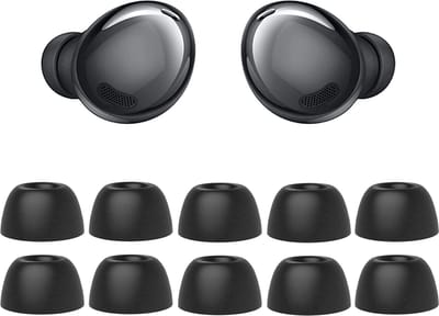 Oordopjes geschikt voor Samsung Galaxy BudsPro - Samsung Galaxy Buds Pro tips - Samsung Galaxy Buds Pro vervanging tips - 5 paar oordopjes voor Samsung Galaxy Buds Pro - Zwart / Large
