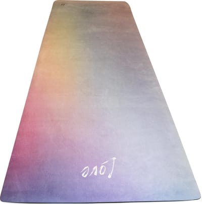 Travel yoga mat "Love" @studiofelicidade *Opvouwbaar * Eco-friendly * Wasbaar * Lichtgewicht * Luxe zachte toplaag