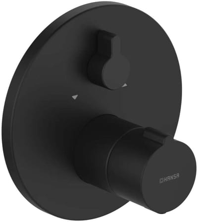 Hansa Home - Thermostatische inbouwkraan, voor 2 functies, mat zwart 8862904533