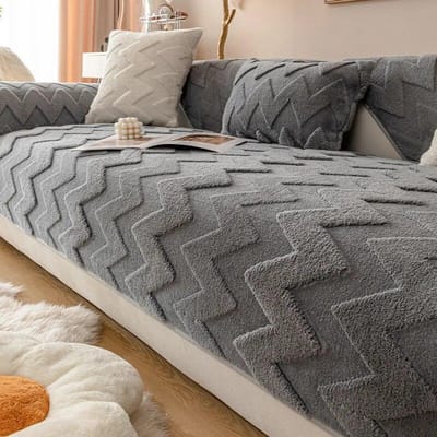 Massief Pluche Bankovertrek Winter Verdikte Bankkussen Crème Stijl Antislip Stofdicht Meerkleurig Optioneel Comfortabele Handdoekstof 70x70cm 1pcs