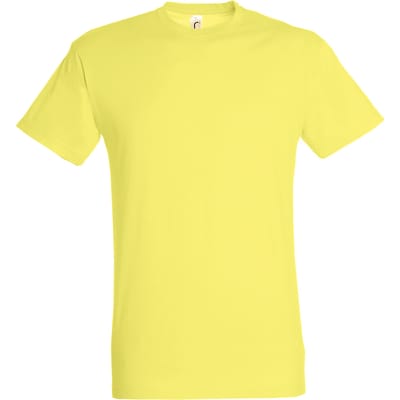 SOLS Heren Regent T-Shirt met korte mouwen (Lichtgeel)