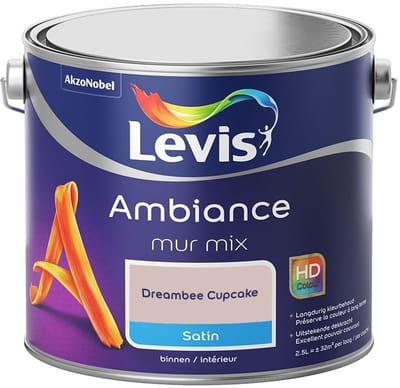 Levis - Ambiance Mur Satin Mix - Dreambee Cupcake - Mengverf - 2,5 L