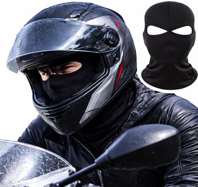 Balaclava Muts 2 Gaten I Bivakmuts I Skimuts I Muts Motor I Zwart