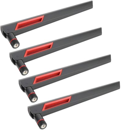 Cosensi - Dailygoody - Omnidirectionele Wifi Antenne - Verbeterde Signaalsterkte - 4 Stuks - Geschikt voor Diverse Routers - Betrouwbare Wifi Verbinding - Verst...