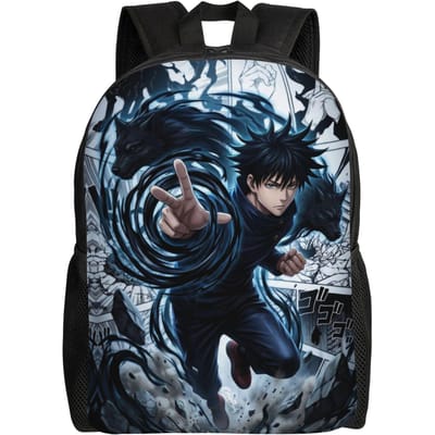 Megumi Fushiguro Rugzak J-Jujutsus K-Kaisens Outdoor Stijl Rugzakken Jongen Meisje Designer Grote Schooltassen Moderne Rugzak One Size