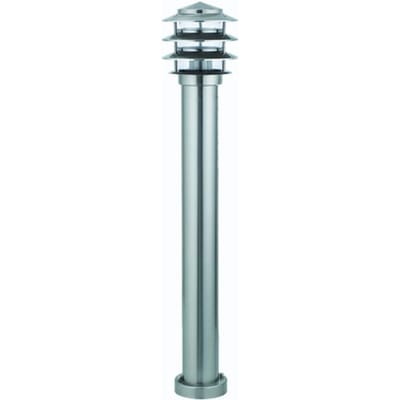 LED Tuinverlichting - Buitenlamp - Staand - RVS - E27 - Rond