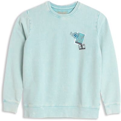 4PRESIDENT Sweater jongens - Blue Radiance - Maat 104 - Jongens trui