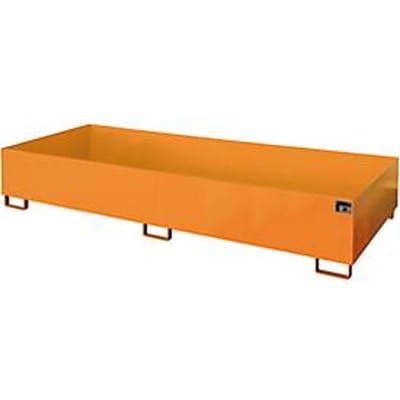 Stellinglekbak type RW/RW 3300-3, zonder rooster, oranje RAL2000