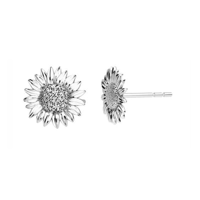ARLIZI 2215 Oorbellen zonnebloem oorknoppen - sterling zilver