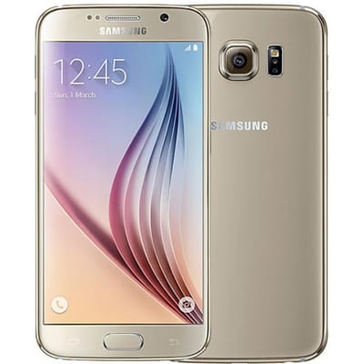Gerenoveerde Samsung Originele Samsung Galaxy S6 G920F 4G 5.1  3GB RAM 32GB ROM Vingerafdruk mobiele telefoon No charger goud