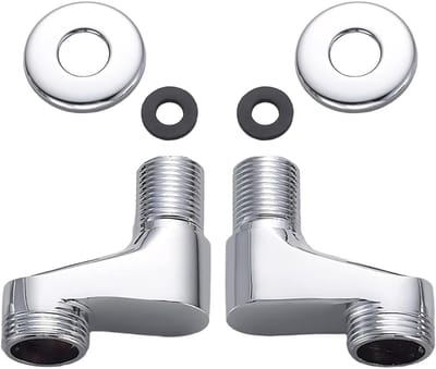 Famanu – Universele kraanadapter voor douchekraan, S-aansluiting van 3/4 inch naar 1/2 inch voor badkamer en wastafel