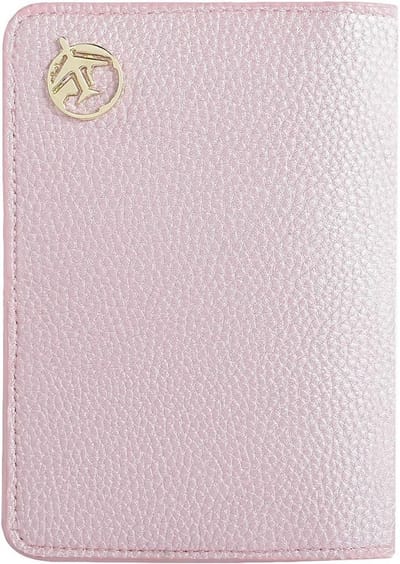 Leren paspoorthoes voor mannen en vrouwen, PU leer, reisbescherming, paspoorthouder, boardingpass, ID-kaart, stijlvol en duurzaam