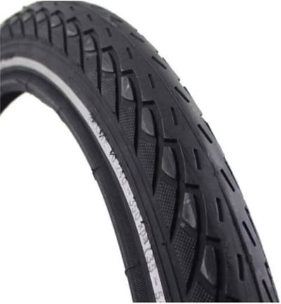 Deli Tire Buitenband - Fietsband Deli 20x1.75 47-406 zwart reflectie