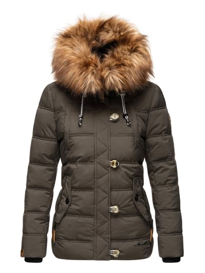 Navahoo Dames Winterjas Zoja – Warm, Stijlvol & Met Afneembare Kunstbontkraag