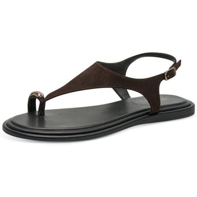 Tamaris Sandalen bruin Leer - Maat 37
