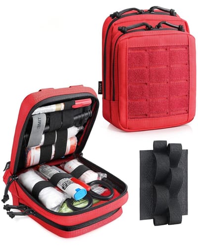 Molle Admin Pouch voor Verborgen Draag, Outdoor EDC Heuptas, Medische Organizer en Hulpmiddel voor EMT met Elastische Zak
