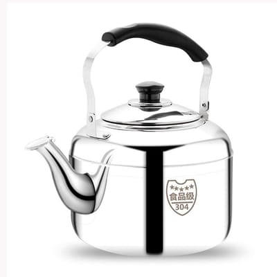 RVS Waterketel - Theepot Kookplaat - Snel Water Koken - Universele Bodem - 6 Liter