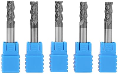 Dailygoody - Tungsten Carbide Frees - 5-delige Set - CNC Frezen - Precisie Gereedschap - Harde Materialen - Ideaal voor Hobbyisten - 6mm
