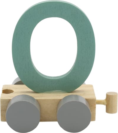 Lettertrein O groen