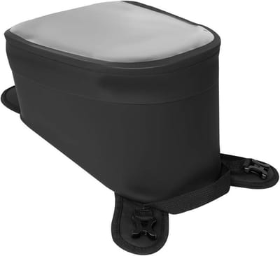 Motorfietstanktas - Opbergzak Motor - Spullen Veilig Vervoeren - Waterdicht PVC Materiaal - 260x200x170mm - Zwart