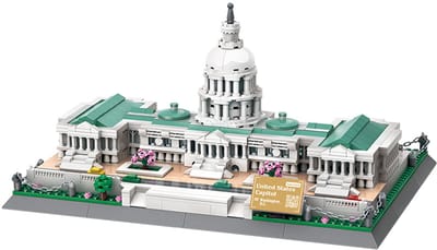 Wange Speelgoed Bouwsets - Building Capitol Building Educatief Assemblage Speelgoed