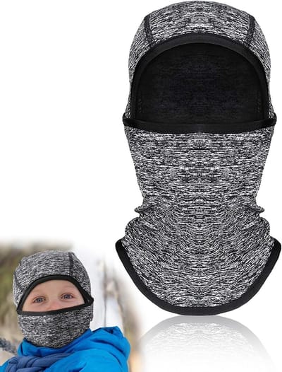 Thermische Fleece Balaclava voor Kinderen, Winddicht en Geschikt voor Skiën, Hardlopen en Fietsen