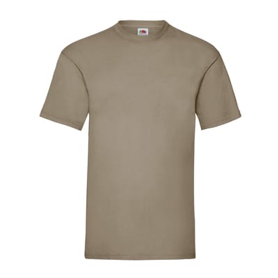 Fruit of the Loom Unisex Adult Waardevol T-Shirt (Kaki Groen)