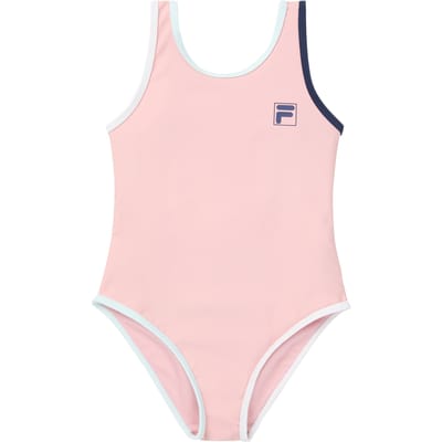 FILA Pratolino Logo Scoop Back Swimsuit Mellow Rose Taglia: 86/92 | Costumi da Bagno Outlet | Unisex | Rosa