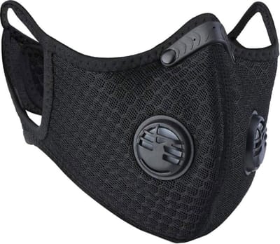 Mirage Neus-/mondmasker Met Filter Polyester Zwart