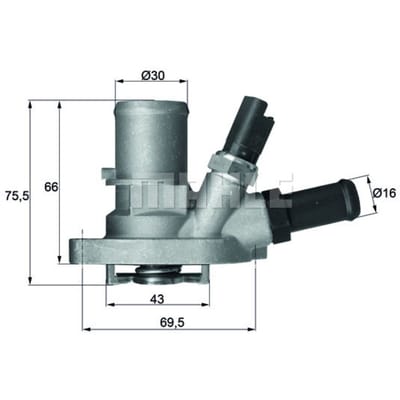 Thermostaat, koelvloeistof MAHLE TI 149 88