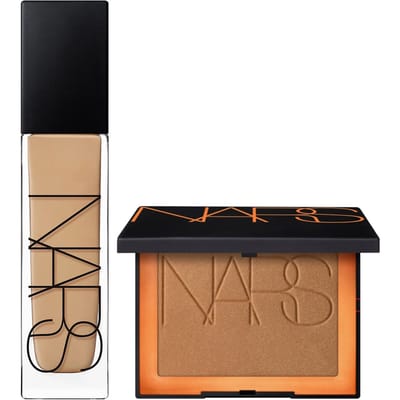 NARS Natural Longwear Foundation 30ml and NARS Blush Orgasm 4.8g Bundle (Various Shades) - Aruba
