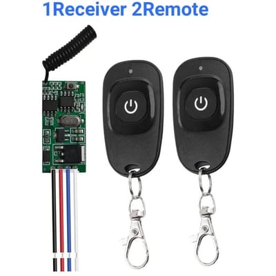 433MHz Draadloze Afstandsbediening Motor Schakelaar DC 3.6V 12V 24V Mini Motor Controller 433 MHz Zender LED Afstandsbediening