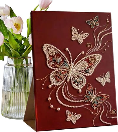 Kralen Kunstset - Edelsteen Knutselen - Creatieve Wanddecoratie - Hoogglans Afwerking - 40 x 30 cm