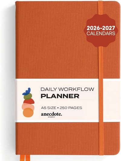 Harde Kaft Maandplanner A5 - Dagelijks, Wekelijks & Maandelijks overzicht - Agenda om Doelen te Bereiken