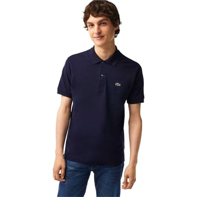 Lacoste Klassiek poloshirt met korte mouwen voor heren (Marine)