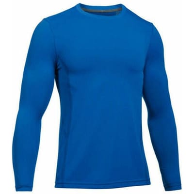 Under Armour Long Sleeve Crew Neck Blauw Heren Sport Baselayer 1284637 789