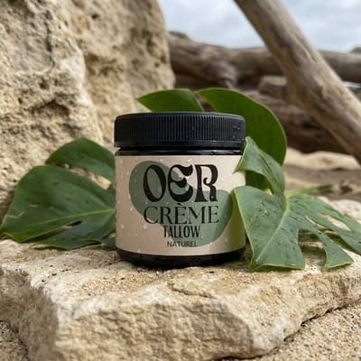 Oercrème - Tallow Crème | Biologische huidverzorging | 60ML | 100% Natuurlijke ingrediënten | Naturel